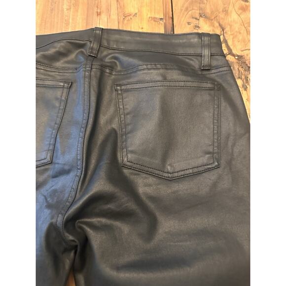 Eileen Fisher Waxed Organic Cotton Stretch Denim Pants Jeans Size 8 Lagenlook - Picture 14 of 16